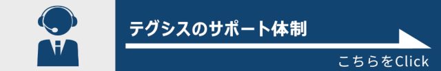 テグシスのサポート体制